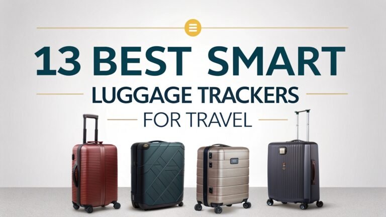 13 Best Smart Luggage Trackers for Travel