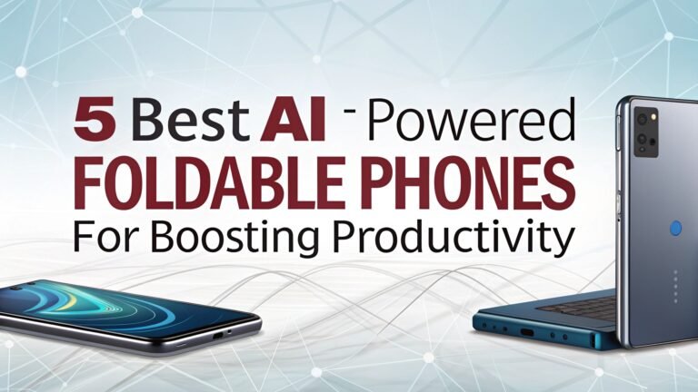 5 Best AI-Powered Foldable Phones for Boosting Productivity