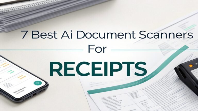 7 Best AI Document Scanners for Receipts: Smart Solutions