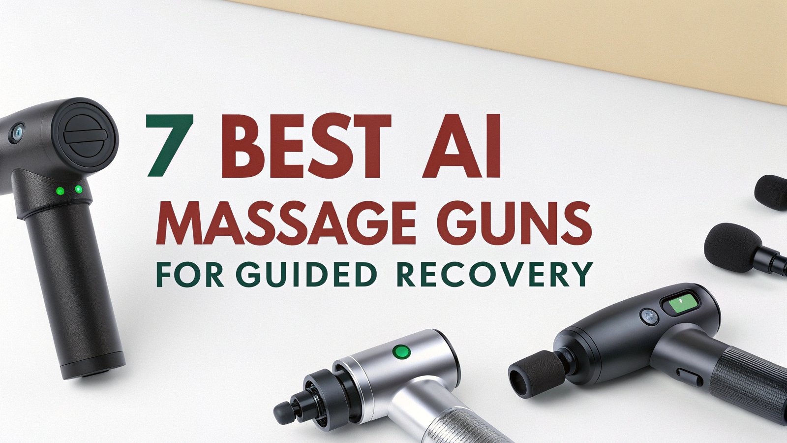 7 Best AI Massage Guns for Guided Recovery