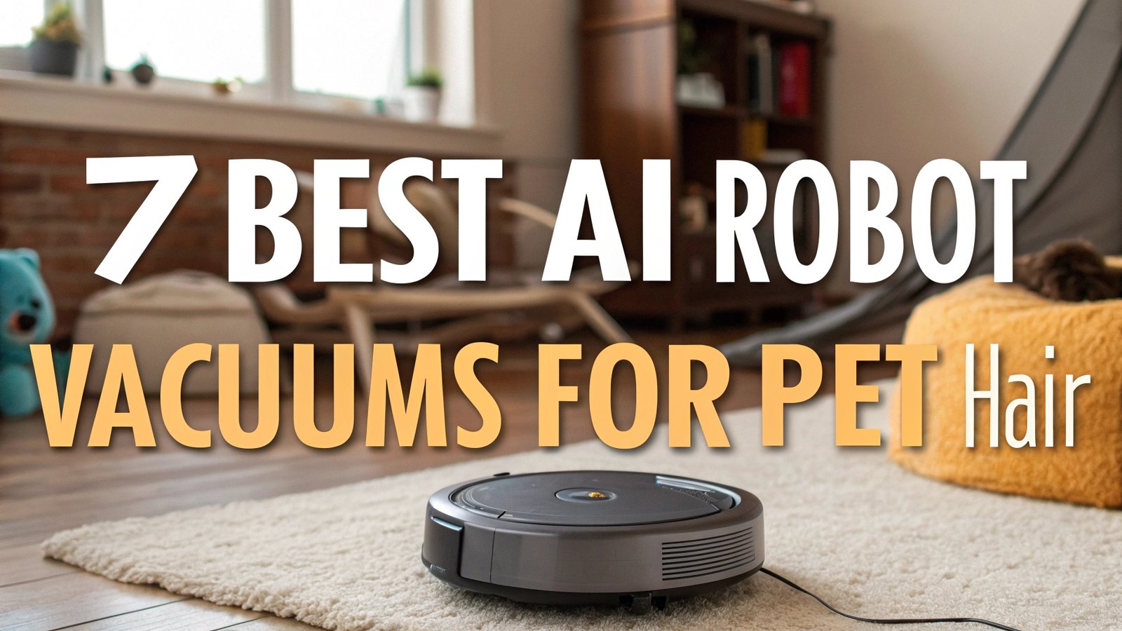 7 Best AI Robot Vacuums for Pet Hair You Need to Know