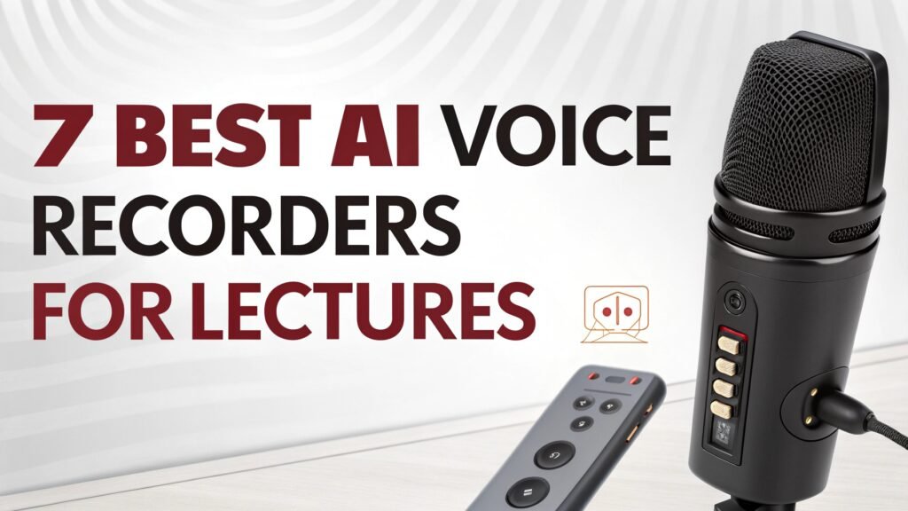 7 Best AI Voice Recorders for Lectures in 2026 2 7 Best AI Voice Recorders for Lectures in 2026 Voice Recorder
