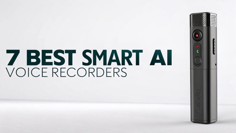 7 Best Smart AI Voice Recorders: Best Audio Experience