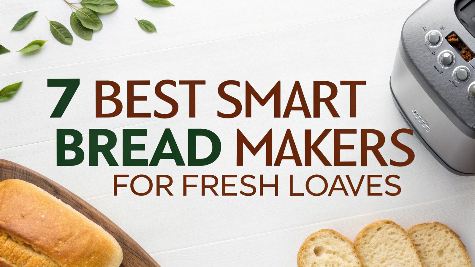 7 Best Smart Bread Makers for Fresh Loaves in 2026