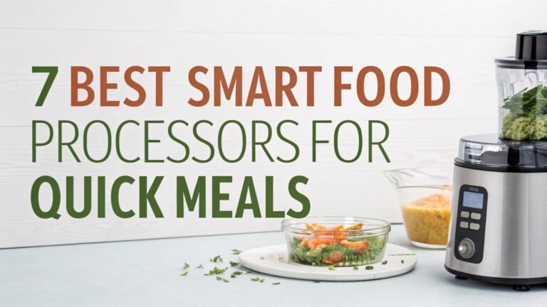 7 Best Smart Food Processors for Quick Meals