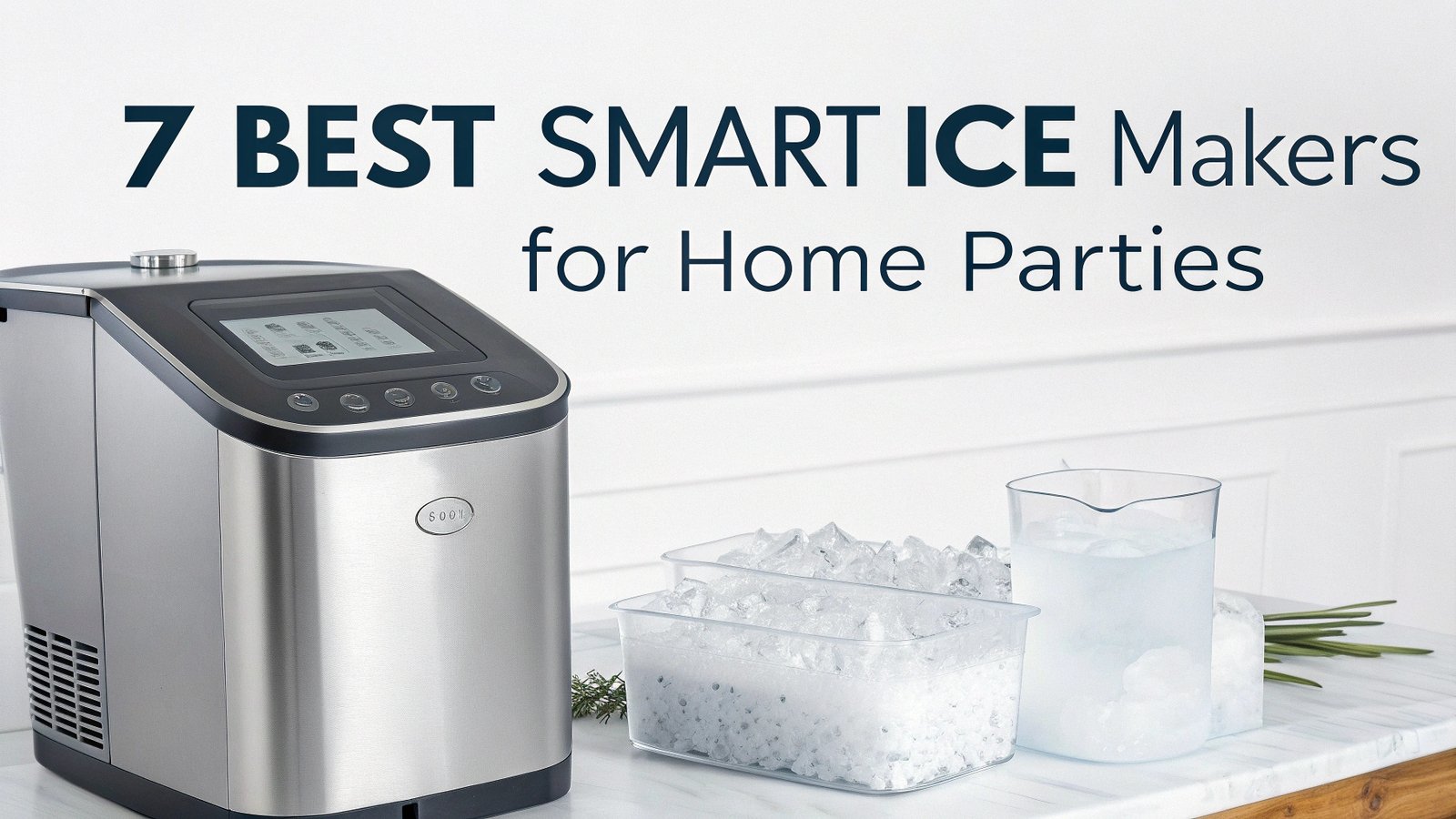 7 Best Smart Ice Makers for Home Parties