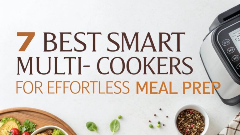 7 Best Smart Multi-Cookers for Effortless Meal Prep