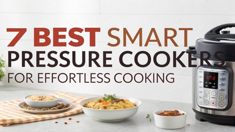 7 Best Smart Pressure Cookers for Effortless Cooking in 2025