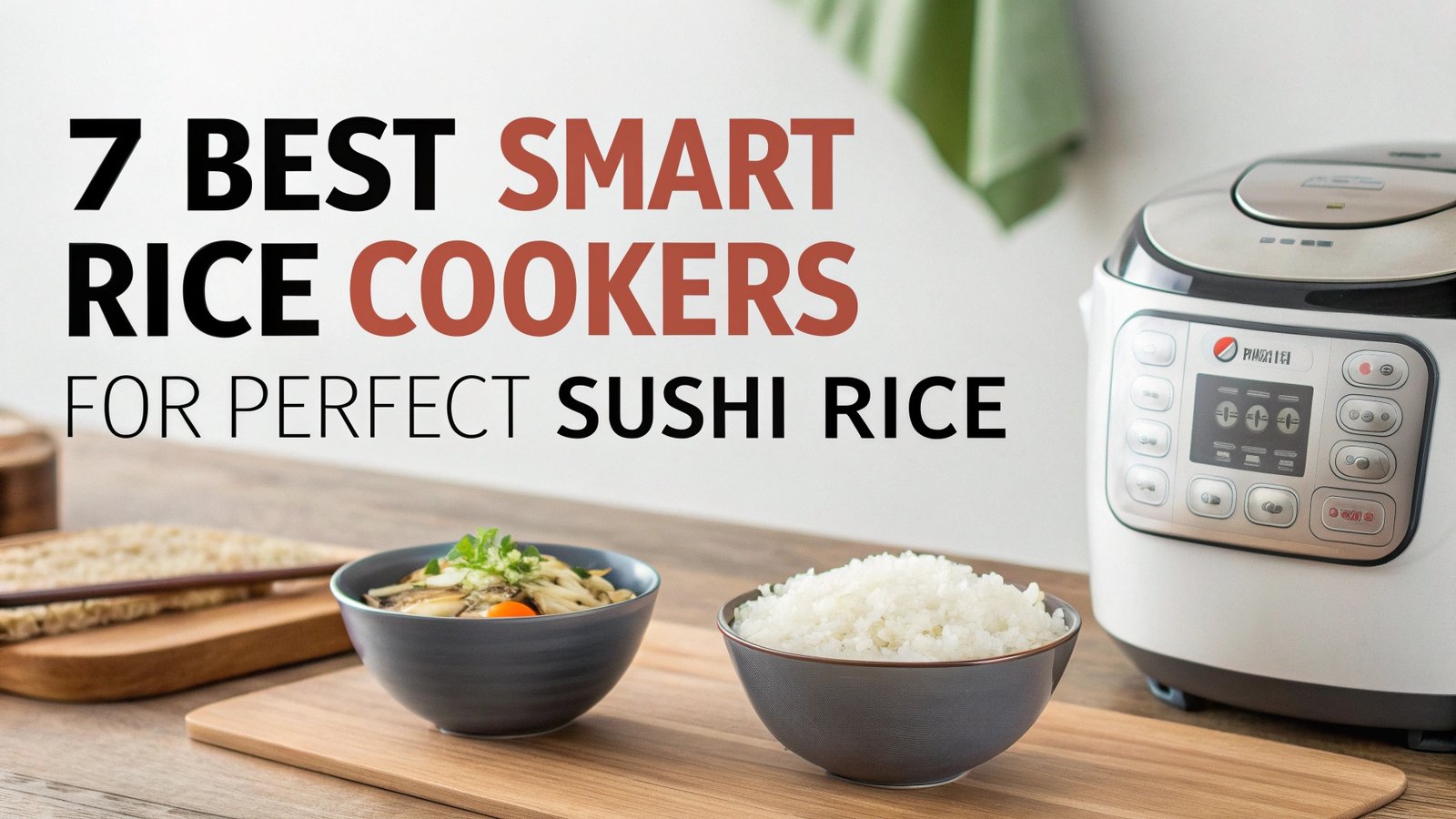 7 Best Smart Rice Cookers for Perfect Sushi Rice