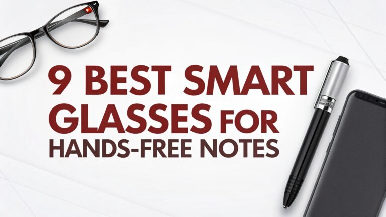 9 Best Smart Glasses for Hands-Free Notes in 2025