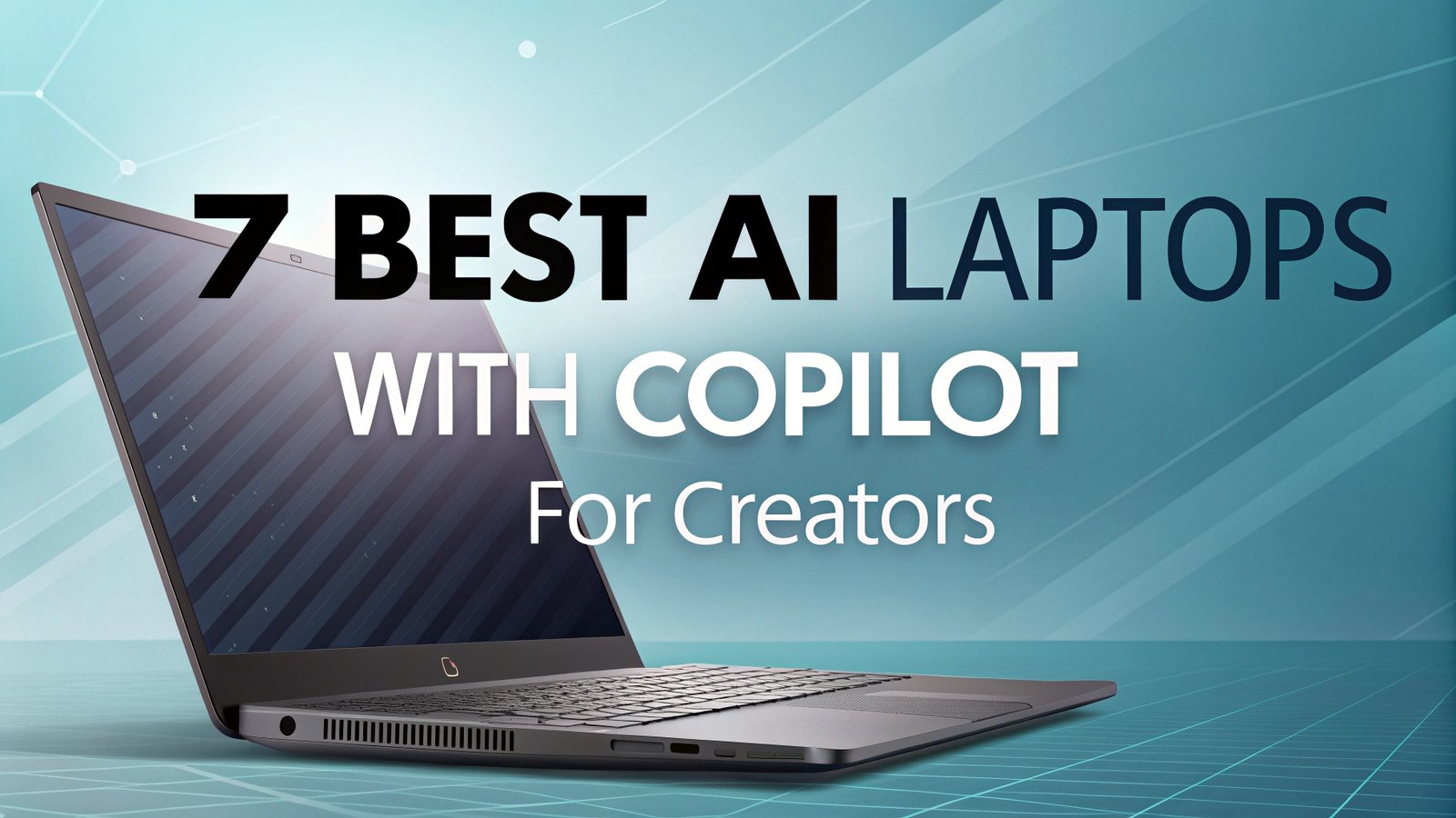 7 Best AI Laptops with Copilot for Creators