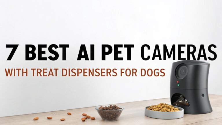 7 Best AI Pet Cameras with Treat Dispensers for Dogs