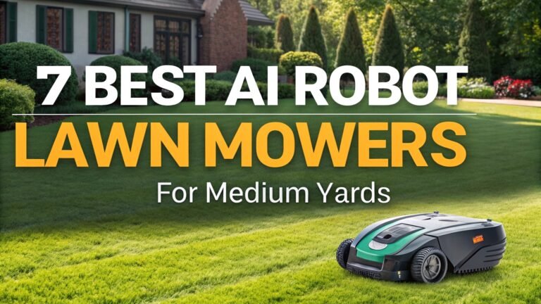 7 Best AI Robot Lawn Mowers for Medium Yards in 2026