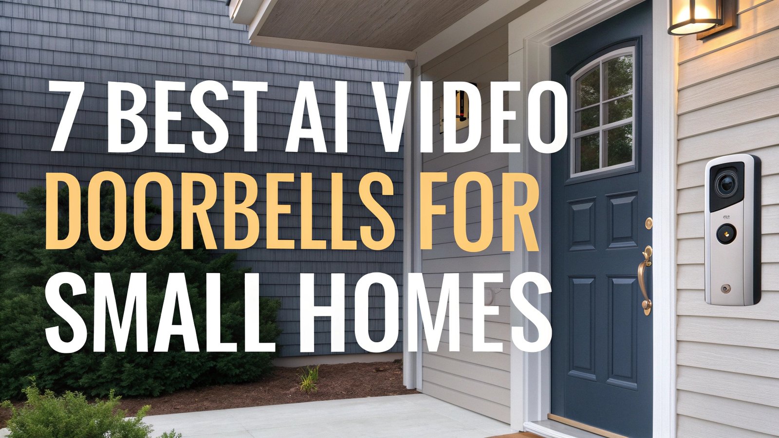 7 Best AI Video Doorbells for Small Homes in 2026