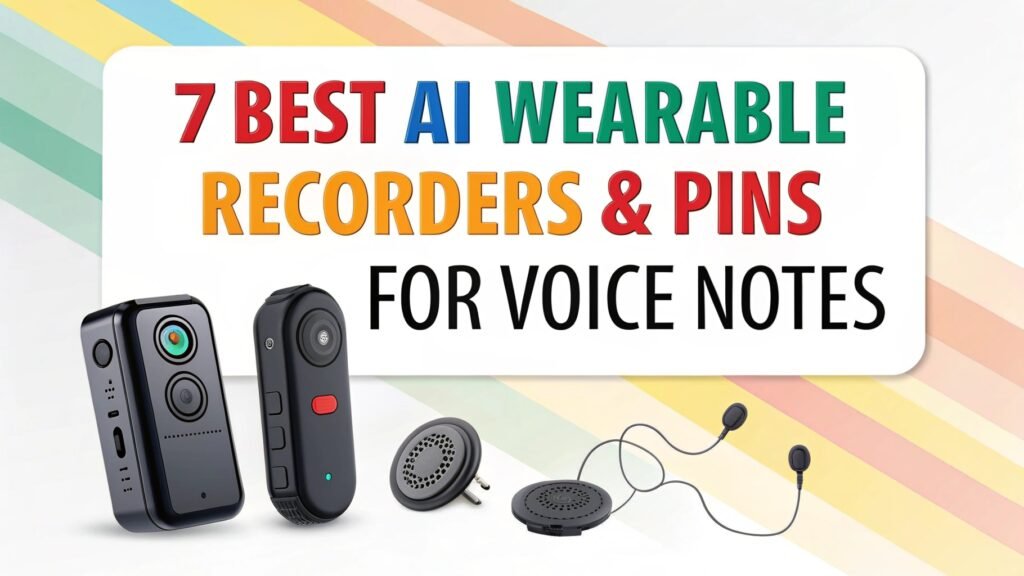 7 Best AI Wearable Recorders & Pins for Voice Notes 2 7 Best AI Wearable Recorders & Pins for Voice Notes Recorder