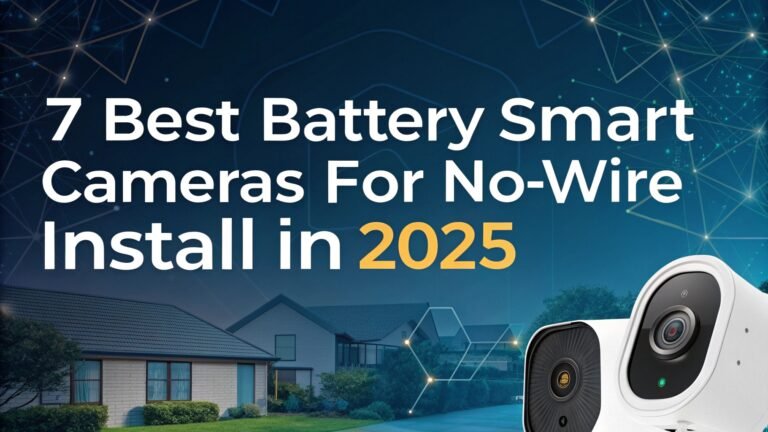 7 Best Battery Smart Cameras for No-Wire Install in 2026