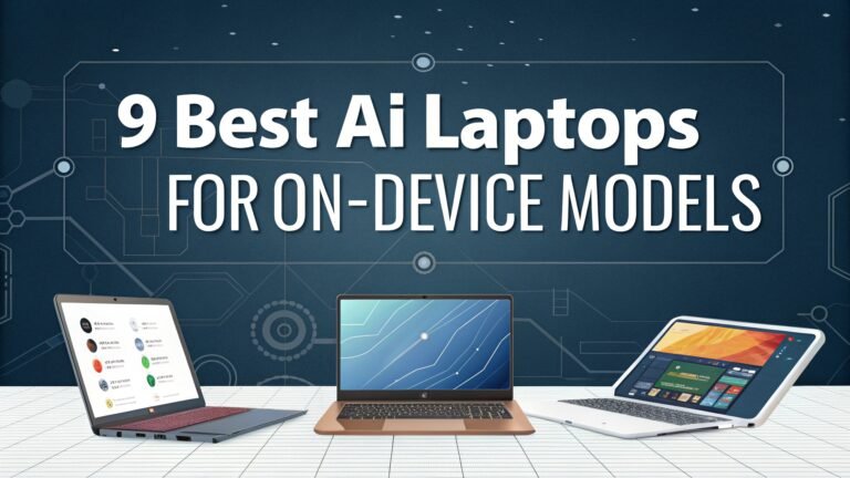9 Best AI Laptops for On‑Device Models in 2026